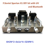 Spartan T1 Audio 6n2 6p1 Vacuum Tube Amplifier Push-Pull Amplifier Diy Kit Class A Tube Amp 8W+8W Vu