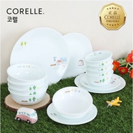 [CORELLE] Easy Weekend Tableware 16p Set for 4 People (Round Plate) / Korean Dinnerware