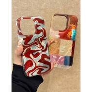 [Recommended by the Seller]Corrugated Colorful Squares Suitable for Apple17promax Creative16Pro New1