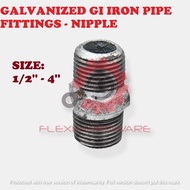 [READY STOCKS] 1/2" - 2" GI NIPPLE / GALVANISED IRON NIPPLE PIPE/ GI FITTING