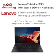 Lenovo ThinkPad X13 Gen2 | Portable Laptop 13.3 Inch Screen | 3 Year Warranty | Intel i5/i7 + 16GB RAM + NVMe SSD