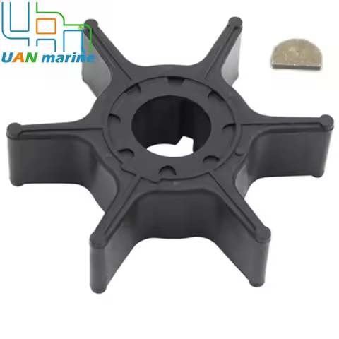 63V-44352 Water Pump Impeller W/Key For Yamaha 2str 4 stroke 9.9HP 15HP 20HP Outboard Motor 63V-4435