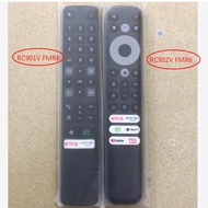 New   RC901V FMR6 RC902V FMR6 For TCL 4K LED Android Smart TV Voice Remote w/ Netflix Youtube QIY 65