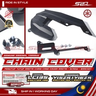 Chain Cover Set Original YAMAHA LC135 Y15 Y16 Penutup Tutup Rantai Chain Case Cover Rantai + Screw S