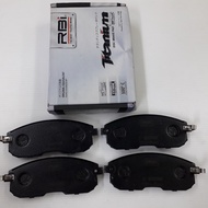 (RBI R3773) (Works Temp 500°C) (Front) Brake Pad Titanium Metallic  Nissan Teana J32 Latio C11 SC11 