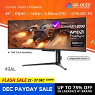 PRISM+ 49AL | 49" 144Hz Curved Ultrawide OLED 0.03ms 148% sRGB Gaming Monitor [5120 x 1440]