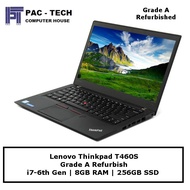 [Grade A Refurbish] Lenovo Thinkpad T460S | I7-6th Gen | 8GB RAM | 256GB SSD | 14" Full HD | WIndows 10 Pro | 3 Month