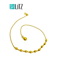 LITZ 916 (22K) Gold Anklet (PX) LGA0025 <4.15g+/->