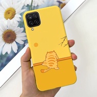 สำหรับ Samsung Galaxy เคส A22 SM-A225F เคสโทรศัพท์ TPU แบบน่มเคสลายการ์ตูนนักบินอวกาศน่ารักสำหรับ Sa