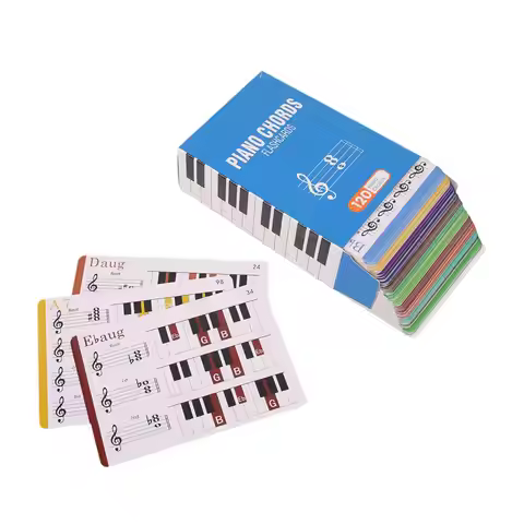 Piano Chord Flashcards Learning Piano Accessories for Beginner Piano Players