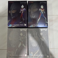 (一套4隻平放，可散買) Alphamax Ultraman 迪加 Tiga & 帝拿 Dyna & 佳亞 Gaia V2 & 阿古魯 Agul V2 set 鹹蛋超人 奧特曼 (⚠️請看內文)