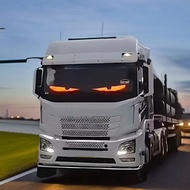 [x6xzt4k]Car RGB LED Windshield Panel Led Eyes Display Digital Eyes Devil Eyes Flexible Screen for S