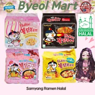 New Ready Stock! Samyang Ramen HALAL cream carbonara sos sauce stock with soup sauce buldak 1box :)