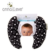 Anna&amp;Eve - 美國嬰幼兒頭頸支撐保護枕-黑色兔子躲貓貓