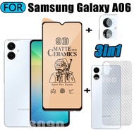 3 IN 1 Samsung A06 Tempered Glass Matte Gaming Screen Protector for A05 A05S Ceramic Matte Screen Pr