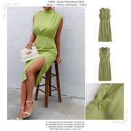 75689 - Green Sleeveless (S,M,L) - Dress