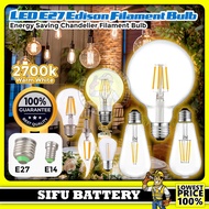 LED Edison Filament Bulb 2W 4W E14 E27 LED Candle Bulb Retro Vintage Light Bulb Mentol Lampu G125 G8
