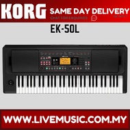 Korg EK-50L 61 Arranger Key Entertainer Limitless Keyboard with 64 Voice Polyphony (EK-50 L EK50 EK5