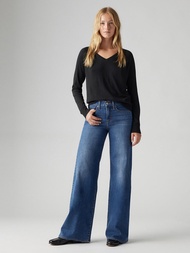 กางเกงยีนส์ Levis® Womens 318 Shaping Wide-Leg Jeans