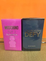 Moschino Toy 2 Bubble Gum 香水 + Calvin Klein Defy 香水