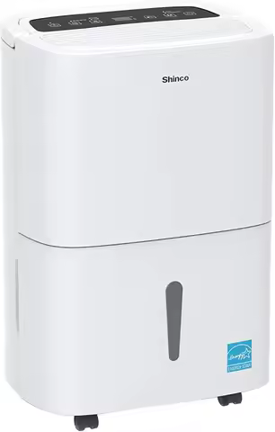 Shinco 70 Pints Energy Star Dehumidifier for Large Spaces up to 7,000 Sq.Ft Built-in Pump, 1.85 Gall