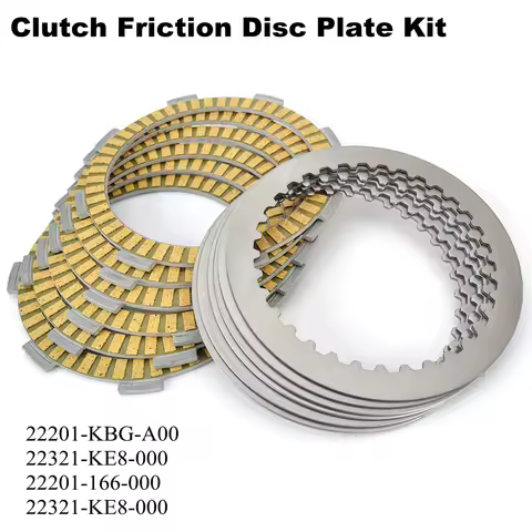 Motorcycle Clutch Friction Disc Plate For Honda CMX250 CMX250X Rebel CMX 250 250X CB250 Nighthawk Tw