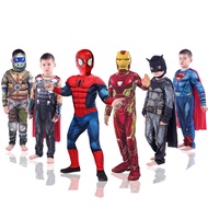 Children Batman Anime Spiderman Hulk Captain America American Team Thor Iron Man Marvel cos Costume