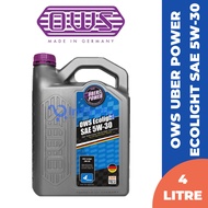 OWS Uber Power Ecolight Sae 5W30 Fully Synthetic Engine Oil 4L For Toyota/ Perodua/ Proton/ Honda