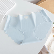 Siluno Celana Dalam Wanita Premium Quality Seamless Love cd Wanita Motif Bunga CD Push Up #1005