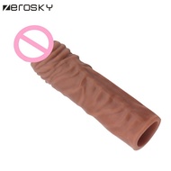 ۩✺☒Penis Sleeve Condom For Men G Point Stimulation Delay Ejaculation Particle Reusable Condoms