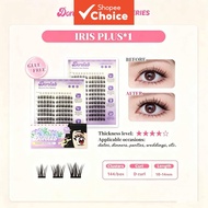Ships in 24H | DOROLAB Flower Series IRIS DIY Lash Clusters, Reusable Individual Lashes 10-14mm Lash