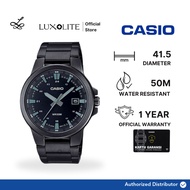 [Luxolite] Casio MTP-E173B-1AVDF Mens Analog Stainless Steel Strap Watch MTP-E173B-1A