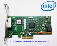 Intel Gigabit Lan card 2 Port for Server and PC
