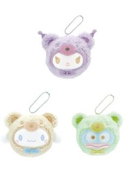 新品/ 日本直送🩵 即將到港/ 熊仔頭套 掛件ball chain/ kuromi/ Cinnamoroll/ Hangyodon / 包平郵