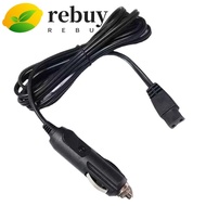 REBUY Mini Fridge Lead Plug Wire, DC 12V 2m Car Refrigerator Lead Cable, Car Cooler Cable Replacemen
