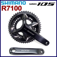 Shimano 105 R7100 2x12 Speed Crankset 50-34T Double Chainring 170mm Crank For Road Bike Bicycle Cran