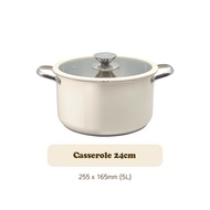 [Corelle] Corningware Riley Stainless Steel Pot 24cm Hot Pot.