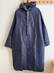 深藍色 兒童學生 輕便可循環再用雨衣（雨褸 raincoat)