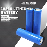 Actual Capacity Rechargeable Li-Ion 18650 Lithium Battery Flat Top Lithium Li-Ion Charge Battery