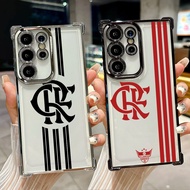 Football Team F-Flamengos Logo Silicone Soft Case For Samsung S26 Ultra A57 A37 S25 FE S24 Plus S23 