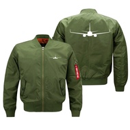 ZZOOI 2022 New Jackets for Men Thick Thin Pilot Ma1 Men Bomber Jacket Outdoor Military Boeing 737-80