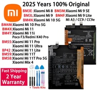 BM3L BM3M BM4F BM4N BM4X BM4Y BM55 BP42 BM58 BM59 Battery For  Mi 8 9 10 11 11i 11T Ultra SE Lite 5G