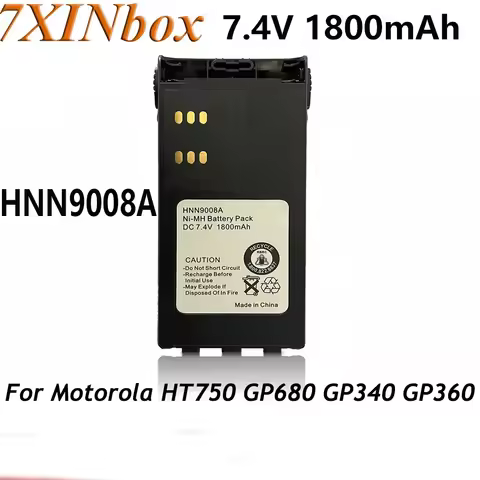 7XINbox HNN9008A 7.4V 1800mAh Radio Battery For Motorola HT750 GP680 GP340 GP360 GP380 GP338 GP328 G