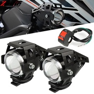 CBR Motorcycle Headlight U5 Spotlights Moto Auxiliary Lightings FOR HONDA CBR125 CBR150R CBR250R CBR300R CBR400 CBR500R CBR600R