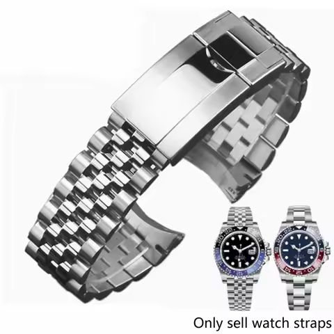 904 Jubilee Watchband For Rolex Sub GMT Yacht Daytona Men's Strap Luxury watch chain Mod Parts Repla
