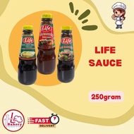 LIFE SAUCE ORIENTAL BBQ SAUCE / OYSETER FLAVOURED SAUCE / HICKORY SMOKE BBQ SAUCE 250 GRAM / UNIT