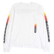 成色極佳的 CHROME HEARTS 100% 純棉長袖T卹，好萊塢製造，印有品牌標誌，白色，M碼，美國製造，男款