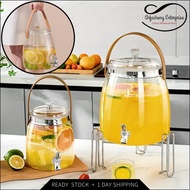 5L/9L Antique Portable Juice Water Dispenser Storage Tableware Camping Tent Kerusi Healing Bekas Min