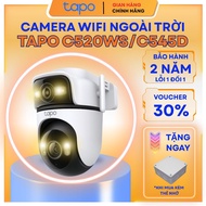 Tapo C545D/C520WS 3MP Outdoor Binocular AI Camera - Sharp, Flashing Siren, People/Vehicles Detection