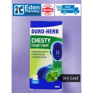 DURO-HERB Chesty Cough Liquid ( 100ml ) Cherry Flavour , Non-Drowsy